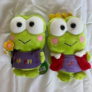 Keroppi Plushies